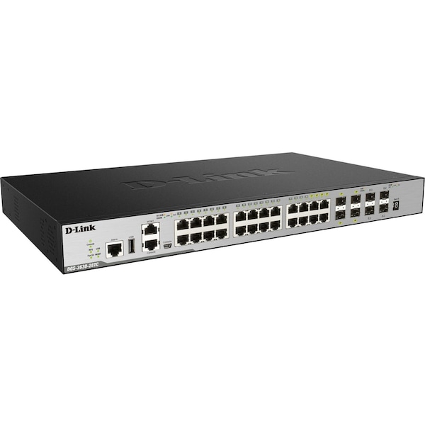 D-Link Dgs-3630 Series 28-Port L3 Fully Managed Gigabit Switch DGS-3630-28TC/SI - main